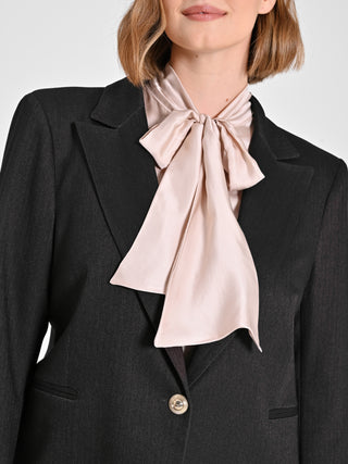 Giacca Curvy in Poliviscosa Marrone