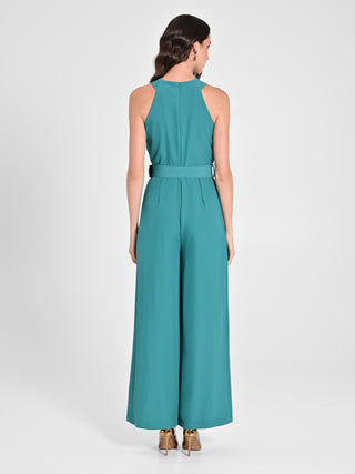 Tuta con Scollo intrecciato Verde Giada