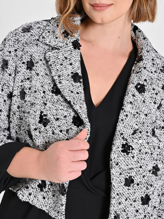 Giacca Curvy Black & White