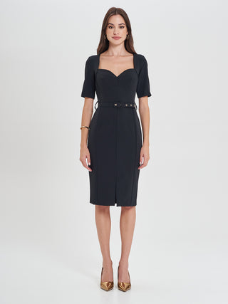 Tubino Nero con scollo a Cuore