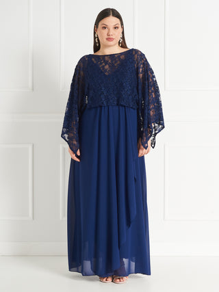 Mantella Coprispalle Rinascimento Curvy atelier in Pizzo Glitter