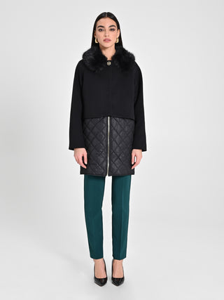 Cappotto con inserto Piumino Trapuntato