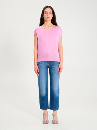 Blusa Girocollo 100% viscosa ECOVERO®