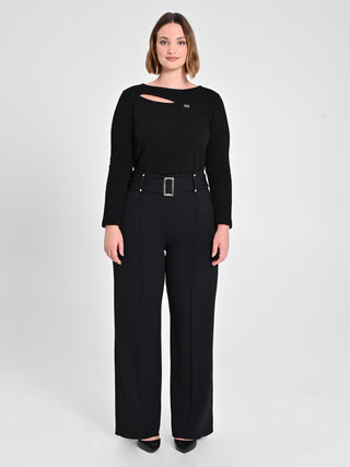 Pantaloni Curvy Neri