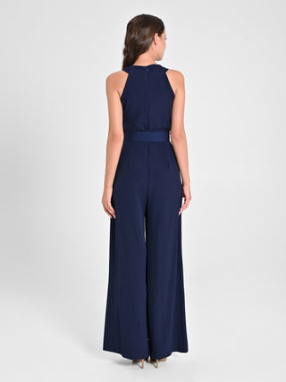 Tuta con Scollo intrecciato Blu Navy