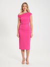 Abito Tubino con Scollo Asimmetrico