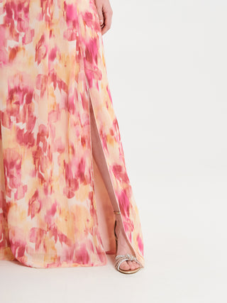 Gonna Lunga Stampa Floreale