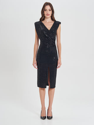 Abito Paillettes Nero