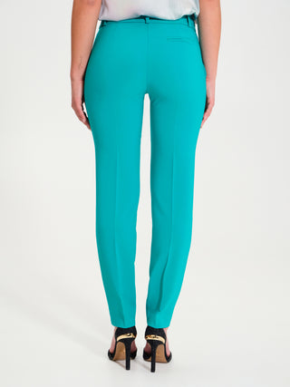 Pantaloni Skinny in Tessuto Tecnico