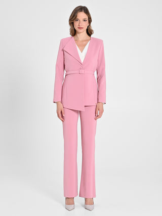 Giacca Asimmetrica Rosa Antico