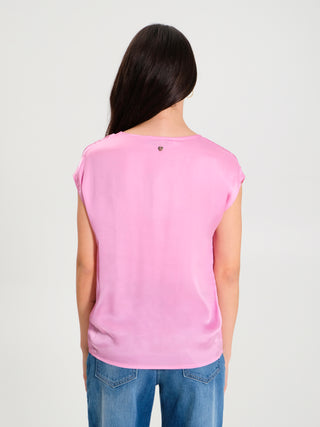 Blusa Girocollo 100% viscosa ECOVERO®