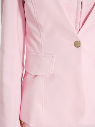 Giacca Monobottone in Gabardina