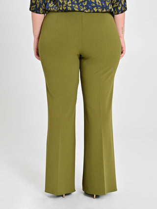 Pantaloni Curvy Verde Muschio