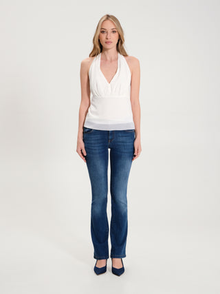 Top in Georgette Bianco