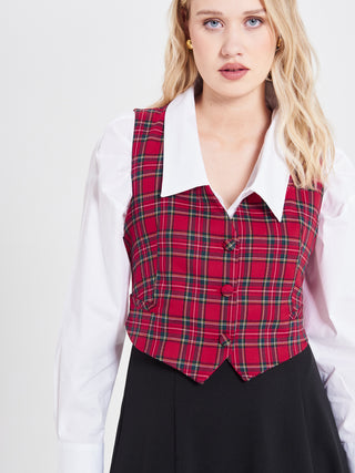 Gilet in Tartan