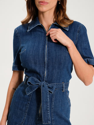 Tuta Denim a Zampa Blu