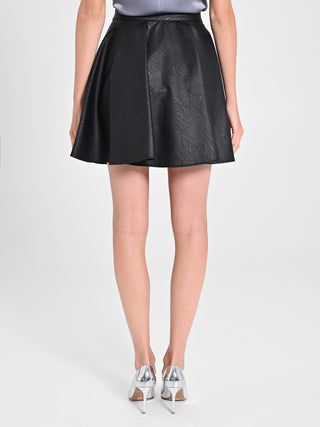 Gonna in simil pelle