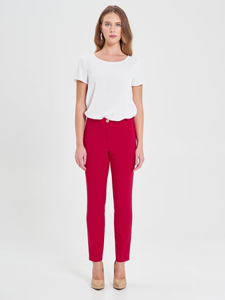 Pantaloni Skinny Tessuto Tecnico Rossi