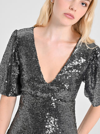 Abito Paillettes All-Over