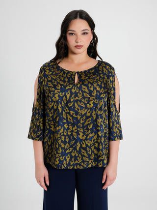 Blusa Curvy Animalier