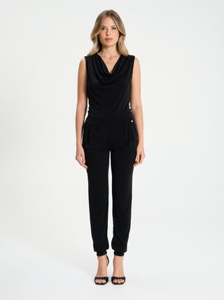 Tuta Scollo Drappeggiato