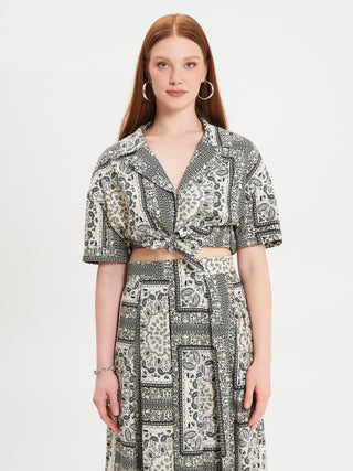 Camicia stampa Bandana