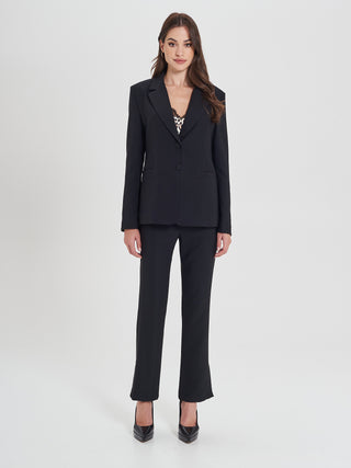 Giacca Nera in Cadi Operato