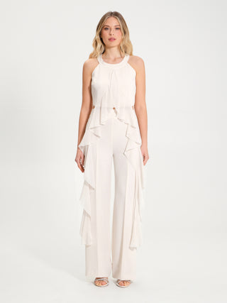 Crop Top con Rouches