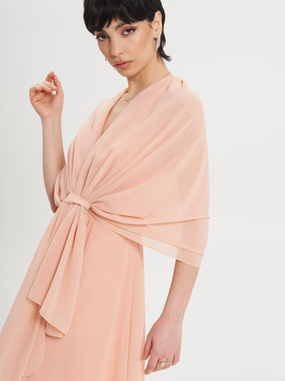 Stola con Anello in Georgette