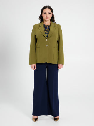 Giacca Curvy Verde Muschio