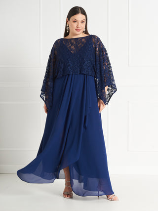 Mantella Coprispalle Rinascimento Curvy atelier in Pizzo Glitter