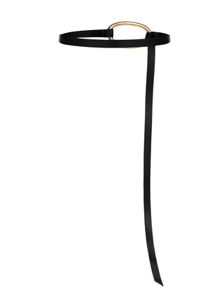 Cintura sottile con Fibbia Nera