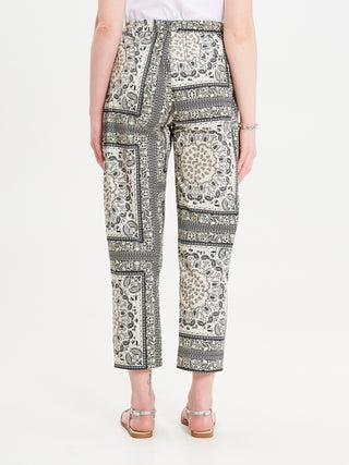 Pantaloni stampa Bandana