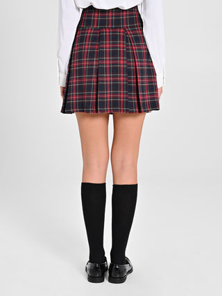 Minigonna in Tartan Blu