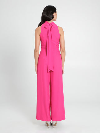 Tuta Pieghe Cucite Fuxia