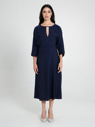 Abito Midi con Maniche Kimono