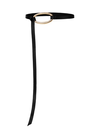 Cintura sottile con Fibbia Nera