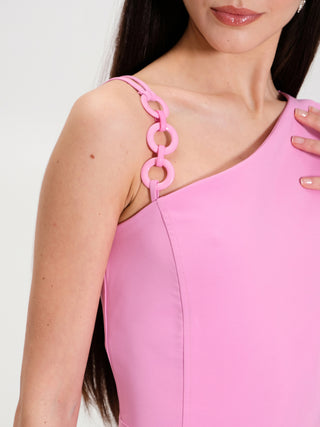 Tuta Monospalla con Catena Rosa