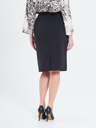 Gonna Curvy Fibbia Geometrica