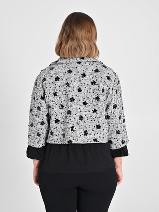 Giacca Curvy Black & White