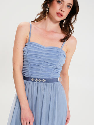 Abito Lungo in Tulle