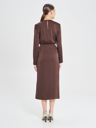Abito Midi Cioccolato
