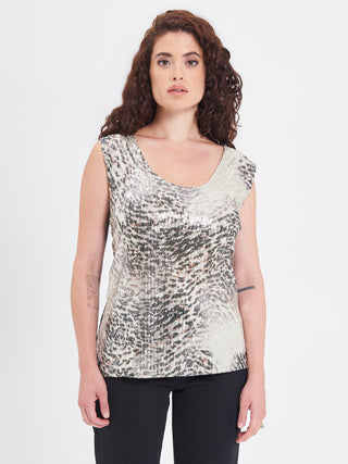 Top Curvy Animalier