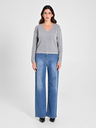Maglione Lana Cashmere Grigio