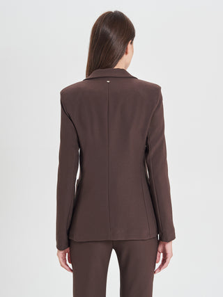 Giacca Marrone in Cadi Operato