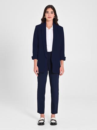 Giacca Aperta Blu Navy