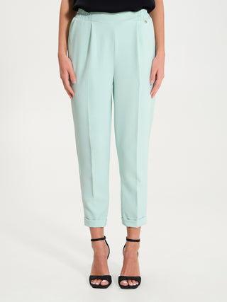 Pantaloni con Elastico in Tessuto Tecnico