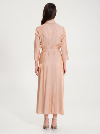 Abito Chemisier Cangiante Rosa