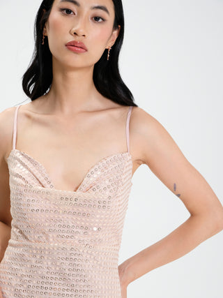 Abito Lungo Paillettes