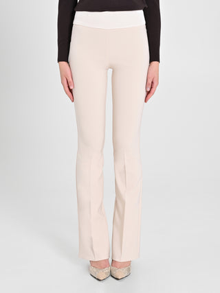 Pantaloni Tuxedo Beige